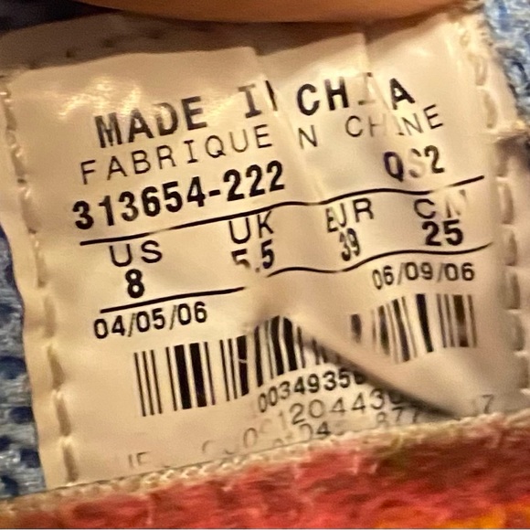 NIKE Shox Brown Flower Pattern Size 8 - Picture 9 of 13